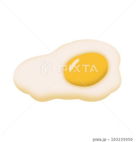 Cute fried egg 103235050