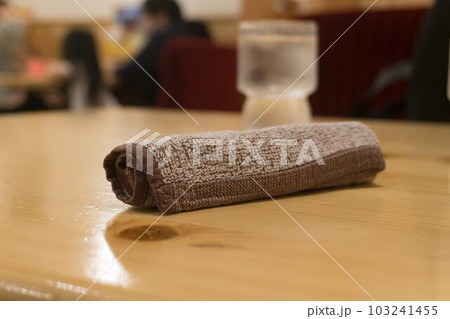 おしぼりタオル　飲食店 103241455