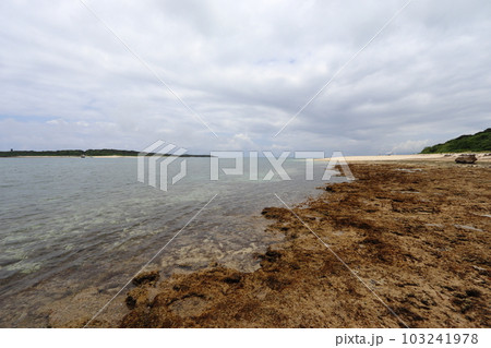 新城島（パナリ島）の上地島と下地島（上地島 浜崎） 103241978