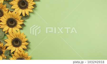 AI art  sunflower picture frame 向日葵のフレーム AI art  sunflower picture frame 向日葵のフレーム 103242018