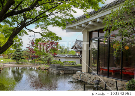 京都府長岡京市・勝龍寺城の庭園 京都府長岡京市・勝龍寺城の庭園 103242963