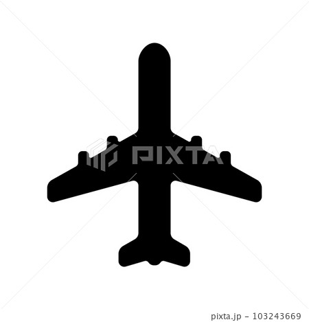 飛行機・空港・飛行場マーク　ベクターアイコンイラスト (ピクトグラム) 103243669