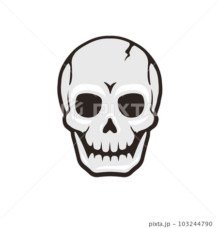 海賊・どくろマーク (頭蓋骨) ベクターイラスト 103244790