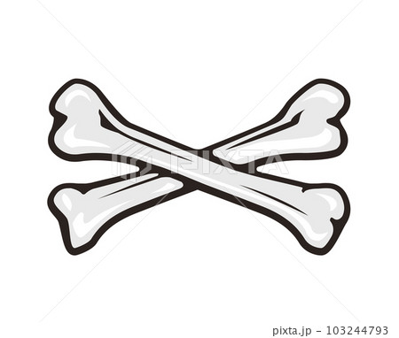 海賊・どくろマーク (クロスボーン) ベクターイラスト 103244793