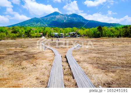 見晴の山小屋と燧ケ岳 103245191