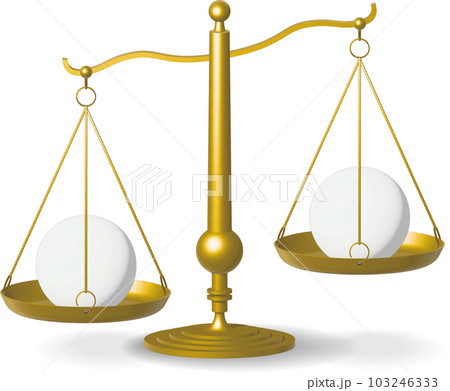 左下がりの天秤 103246333