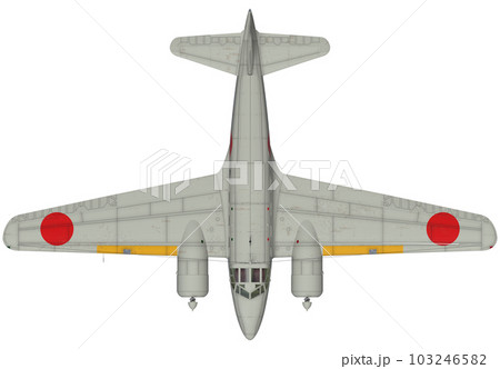 一式双発高等練習機のイラスト素材 [103246582] PIXTA