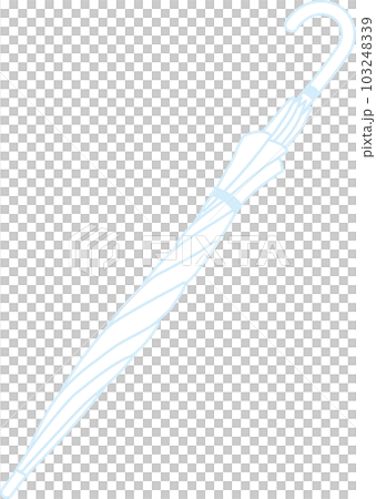 折疊長傘_白色折疊傘 103248339