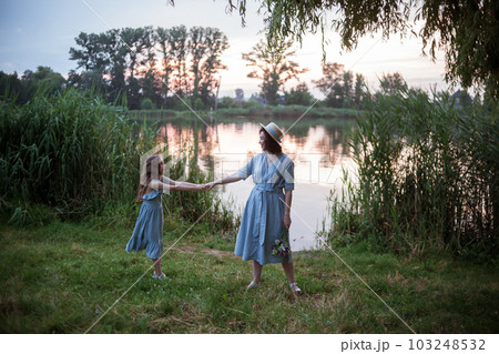 the mother having fun with girl or daughter the mother having fun with girl or daughter 103248532