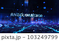 Angel Investor - businessman working with virtual reality at office. 103249799