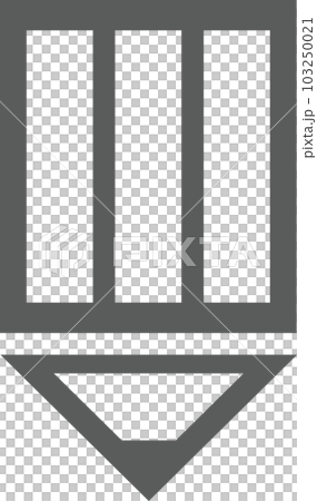 Mini stationery illustration icon pencil Mini stationery illustration icon pencil 103250021