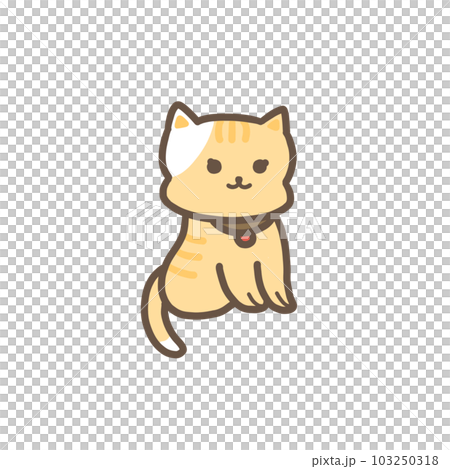 cute kitties icon set	drawing 103250318
