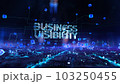 Business Visibility - businessman working with virtual reality at office. 103250455
