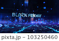 Black Friday - businessman working with virtual reality at office. 103250460