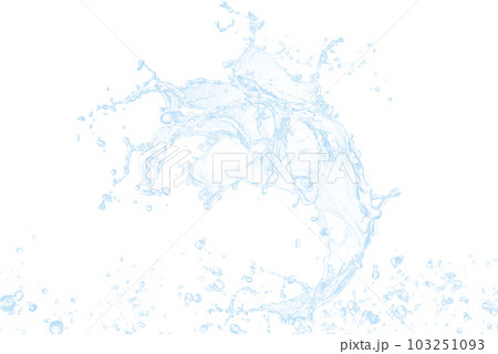 動きのある水しぶき 動きのある水しぶき 103251093