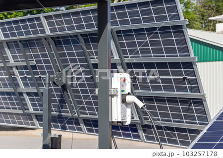 EV Charger Solar Array 103257178