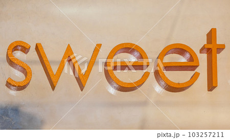 Sweet 3d Sign 103257211