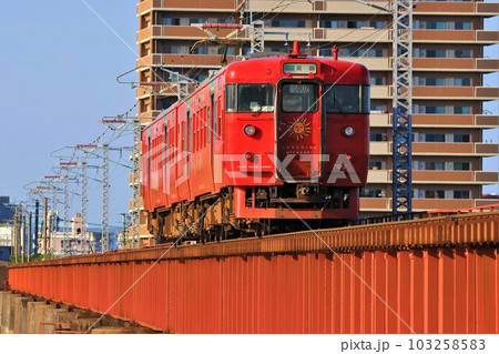 【JR九州】713系(日豊本線:南宮崎〜宮崎・大淀川鉄橋) 【JR九州】713系(日豊本線:南宮崎〜宮崎・大淀川鉄橋) 103258583
