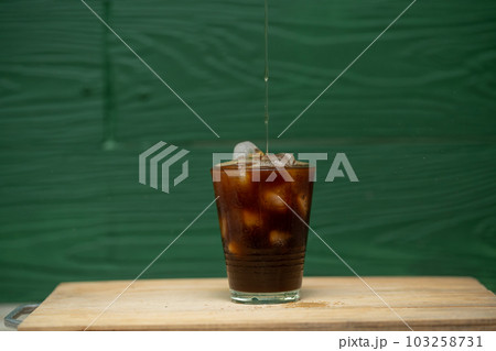 Black coffee , Ice coffee fresh Black coffee , Ice coffee fresh 103258731