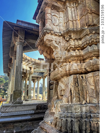 Small Hindu temple in Joipur, Jagat Shiromani Temple, home of Lord Krishna. Jaipur India 103259596