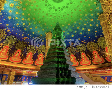 Unique Temple Wat Pak Nam Phasi Charoen in Bangkok, Thailand Unique Temple Wat Pak Nam Phasi Charoen in Bangkok, Thailand 103259621