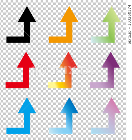 直角箭頭 103260374