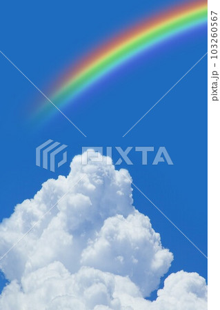 虹と入道雲 103260567