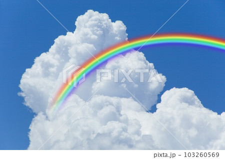 虹と入道雲 103260569