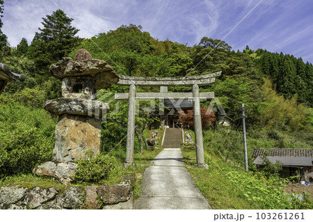 八雲 田村神社 金田大明神 鳥居 島根県松江市 八雲 田村神社 金田大明神 鳥居 島根県松江市 103261261