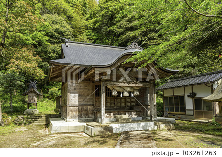 八雲　田村神社　金田大明神　拝殿　島根県松江市 103261263