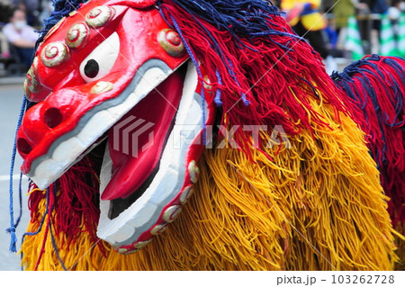 祭りの獅子舞 祭りの獅子舞 103262728