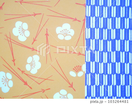 和柄模様　和風イメージ 103264481