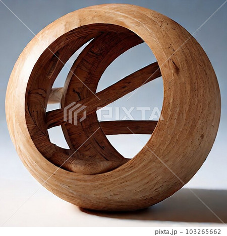 AI生成、木の球体 103265662