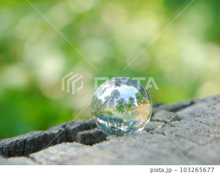 キラキラ輝くビー玉 103265677