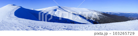 Carpathian mountains in winter. Winter landscape taken in mountains. Carpathian mountains in winter. Winter landscape taken in mountains. 103265729