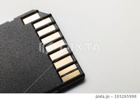 Contact group sd flash drive. Close-up on a white background Contact group sd flash drive. Close-up on a white background 103265998