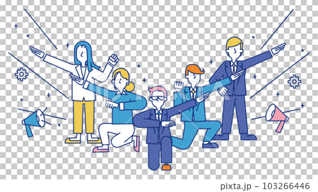 從事技術銷售職位的男性和女性 103266446