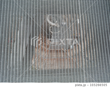 Galvanized grille transparent floor in platform construction 103266505