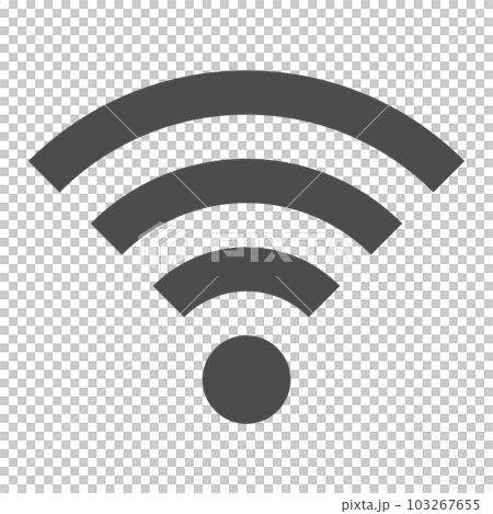 Wi-Fi mark simple vector icon illustration Wi-Fi mark simple vector icon illustration 103267655
