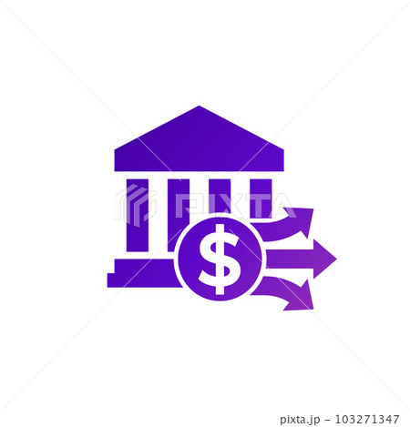 bank deposit drain icon, cash withdrawals vector bank deposit drain icon, cash withdrawals vector 103271347