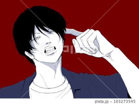 挑発する男性 103273545