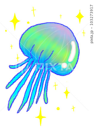 カラフルなクラゲ 103273917