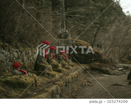 憾満ヶ淵の化地蔵 こけむす 103274200
