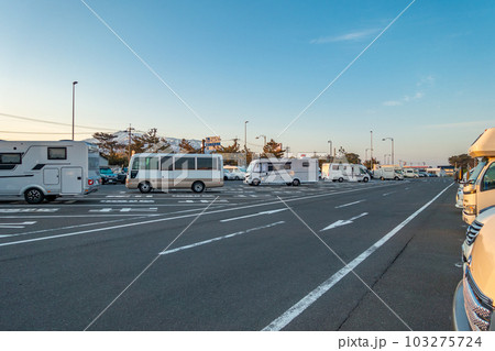 道の駅象潟　ねむの丘　キャンピングカー　車中泊 103275724