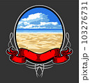 beach backdrop for design purposes 103276731