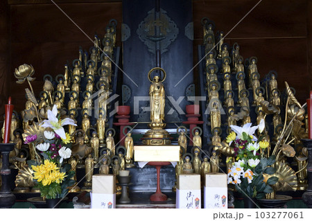 海門山満月寺 浮御堂 千仏閣 千体仏堂 海門山満月寺 浮御堂 千仏閣 千体仏堂 103277061