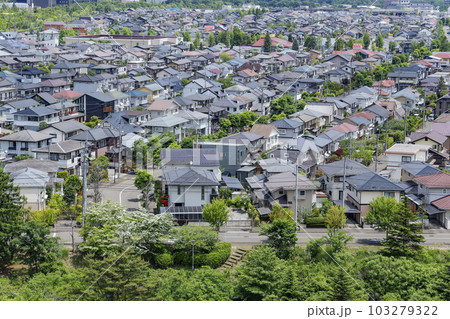 郊外の住宅地 103279322