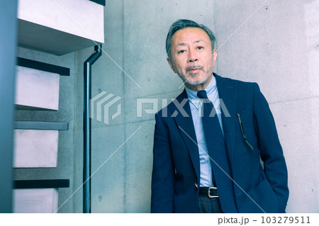 スーツを着たミドルエイジの男性 103279511