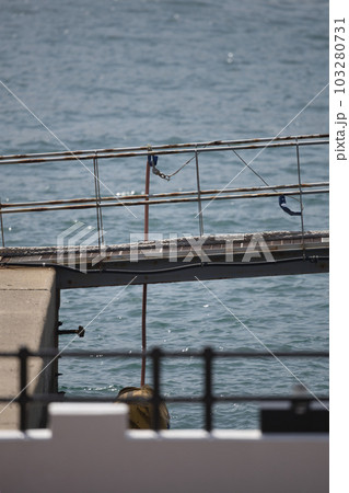 関門海峡、ノーフォーク広場で見る風景 関門海峡、ノーフォーク広場で見る風景 103280731