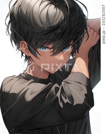 Anime boy avatar Ai generative art - Stock Illustration [101124486] - PIXTA